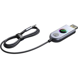 Bluetooth Audio Receiver USB & AUX Joyroom JR-CB6 Car-B για Αυτοκίνητο & Άλλες Συσκευές Σκούρο Γκρι