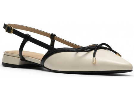 Clarks Δερμάτινη Γόβα Sensa15 Bow 26186115 Cream Leather (Μπεζ)