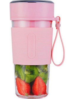 Andowl Q-L801 Φορητό Μπλέντερ για Smoothie 420ml Ροζ