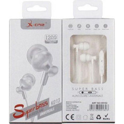 X-one K013 Handsfree In-Ear 3.5mm White