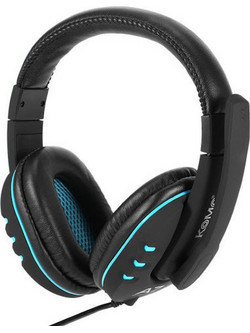 Komc A7 Gaming Headset Over Ear Black Blue