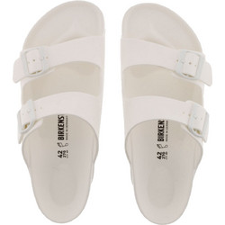 Birkenstock Arizona Ανδρικές Παντόφλες Καλοκαιρινές Ανατομικές Λευκές 1294410