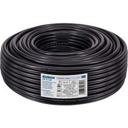 EDISION ΚΑΛΩΔΙΟ COAXIAL OCX-50 CU AL FCA PE ΜΑΥΡΟ 50M