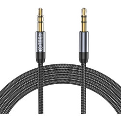 Tech- Protect(R) Ultraboost Braided Καλώδιο Aux Mini Jack 3.5mm 1.5m- Black