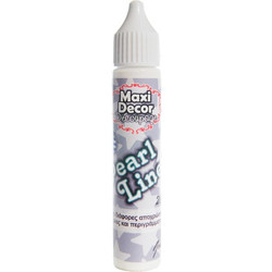 Pearl liner 28ml λευκό Maxi Decor 908006