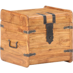 vidaXL Μπαούλο 40x40x40cm από Μασίφ Ξύλο Ακακίας 1 τεμ
