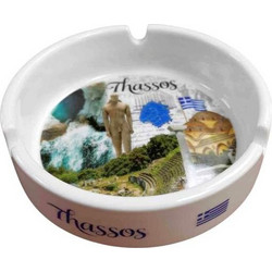 Σταχτοδοχείο Souvenir γυάλινο - Thassos - 612510