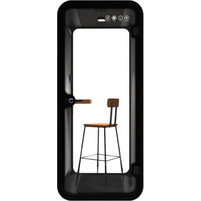 Audiodesigner SILENTPOD-Ο-S-BL Silent Booth Oval Small Ηχομονωτικός Θάλαμος για 1 άτομο Black