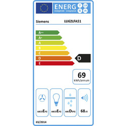Siemens LU62LFA51 Ελεύθερος 60cm Inox
