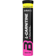 Biotech USA L-Carnitine Lemon Lime Συμπλήρωμα Διατροφής με Καρνιτίνη 500mg 20 Αναβράζοντα Δισκία