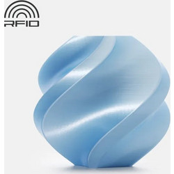 Filament Bambu Pla Silk+ Baby Blue 13603 1.75 1kg With Spool