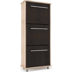 Alphab2b Niag 580 Παπουτσοθήκη Ξύλινη Sonoma Μ58xΠ26.5xΥ132cm SO-NIAG5803DS