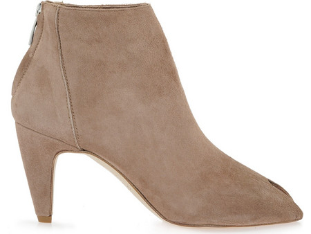 Gisel Moire Raffy Γυναικεία Μποτάκια Καμήλο X37930194416 157-008-CAMEL CAPRA CAMOSCIO