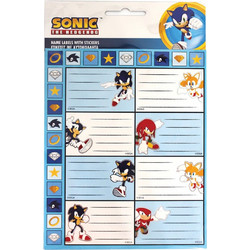 ΕΤΙΚΕΤΕΣ SONIC 16τμχ