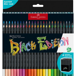 Faber-Castell Black Edition Ξυλομπογιές Σετ 50τμχ