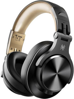 OneOdio Fusion A70 Ενσύρματα & Ασύρματα Bluetooth Ακουστικά Over Ear Gold