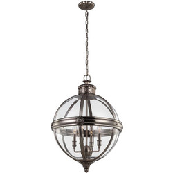 Feiss Adams 4P ANL Κρεμαστό Φωτιστικό Antique Nickel FE-ADAMS-4P-ANL