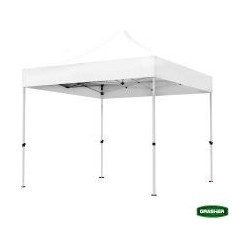 Πτυσσόμενο Κιόσκι Κήπου 3x3m 800D GRASHER - Άσπρο