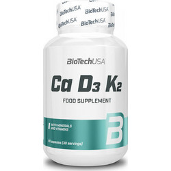 Biotech USA Ca D3 K2 90 Κάψουλες