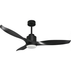 Evivak Fiore 804028 Ανεμιστήρας Οροφής 130cm 60W με Φως & Τηλεχειριστήριο Μαύρος