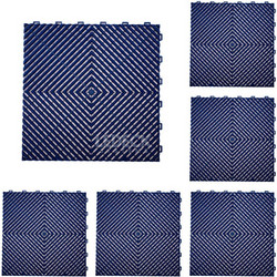 DIGITAL IQ PLASTIC FLOOR TILES 6TEM (BLUE)