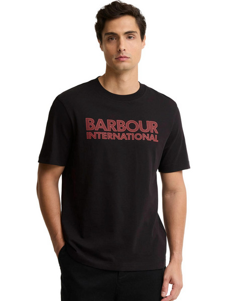 BARBOUR INTERNATIONAL ESSENTIAL GRAPHIC ΜΠΛΟΥΖΑ ΑΝΔΡΙΚΗ MTS1548-BK32 (BK32/BLACK-FIRE WHIRL)