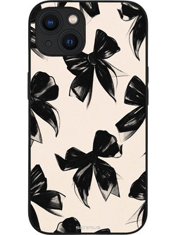 Sonique Diva Series Back Cover Μαύρα Φιογκάκια (iPhone 13)