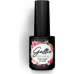 Gellie No Wipe Top Coat Ημιμόνιμο Βερνίκι Νυχιών 10ml
