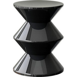 Σκαμπό Nextdeco PP μαύρο 36x36xΥ45εκ