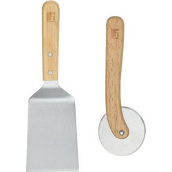 BERGNER ΣΕΤ PIZZA 2 ΤΕΜΑΧΙΩΝ ΡΟΔΑ ΚΑΙ ΣΠΑΤΟΥΛΑ BG-40317-MM