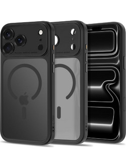 Tech-Protect MagPeak MagSafe CC Back Cover Matte Black (iPhone 18 Pro / 17 Pro)