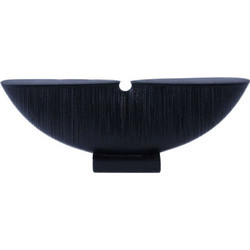 Διακοσμητικό Τοτέμ Moriri 022799 35x6x12cm Black Πολυρεσίνη