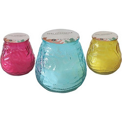 Κερί Σιτρονέλας Σε Γυάλινο Δοχείο 140gr Assorted