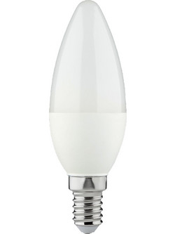 Λάμπα LED SMD C35 4,9W E14 3000K θερμό λευκό φως 470lm γαλακτερή - C35K49WW