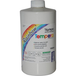 Rainbow τέμπερα λευκή 1000ml