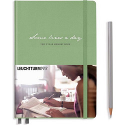 LEUCHTTURM1917 THEMEBOOK SomeLinesADay A5 MED SAGE 365p