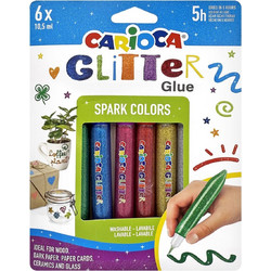 Κόλα Glitter Classic σετ=6τεμ Carioca 6x10,5ml Carioca 42110