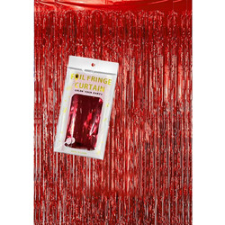 Κουρτίνα Διακόσμησης Party Foil Κόκκινη 2x1m Homie 116976 96-956
