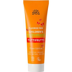 Urtekram Children's Tutti Frutti Παιδική Οδοντόκρεμα για Προστασία Ούλων Χωρίς Φθόριο 75ml