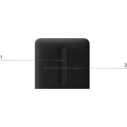 Ajax SideButton (Dimmer) Vertical Λευκό