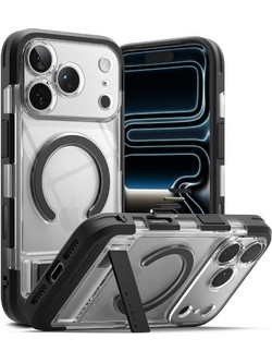 Ringke UX Magnetic Back Cover Clear με Stand (iPhone 18 Pro / 17 Pro)