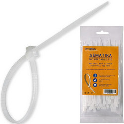 INVICTUS ΔΕΜΑΤΙΚΟ ΛΕΥΚΟ 3 x 120 mm (συσκευασία 100 τμχ) INVICTUS