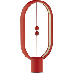 Allocacoc Heng Balance Lamp Ellipse Πορτατίφ με Κόκκινο Καπέλο και Κόκκινη ΒάσηΚωδικός: DH0040RD/HBLEUB