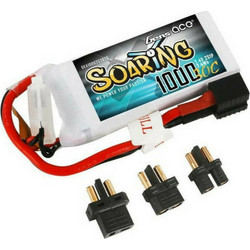 Gens Ace Battery Soaring 1000mAh 7.4V 30C 2S1P EC3/ XT60/ T-PlugΚωδικός: GEA10002S30T3
