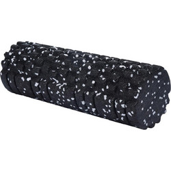 Foam roller γυμναστικής μαύρο λευκό Υ33xO14εκ