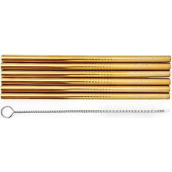 Σετ Μεταλλικά Καλαμάκια 6τμχ STRW0001 Legami