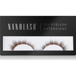 Nanolash DIY Eyelash Extensions Kit Βλεφαρίδες Divine Brown 36 τμχ