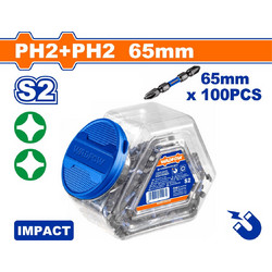 WADFOW WSV5KPH265 ΣΕΤ ΜΥΤΕΣ ΜΑΥΡΕΣ IMPACT ΜΑΓΝ. ΔΙΠΛΕΣ ΡΗ2 + ΡΗ2 65mm 100ΤΕΜ