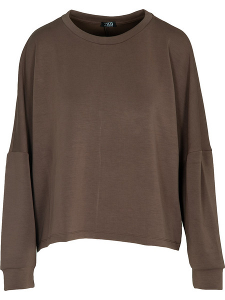 TAG W THIRASSIA L/S TOP - TWFW265141-CHOCOLATE