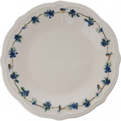 Dinner Set (24 Pieces) Blueberry White, Blue, Green